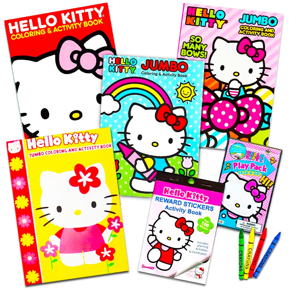 Hello Kitty Coloring & Activity Book Super Set 5 Hello Kitty Coloring