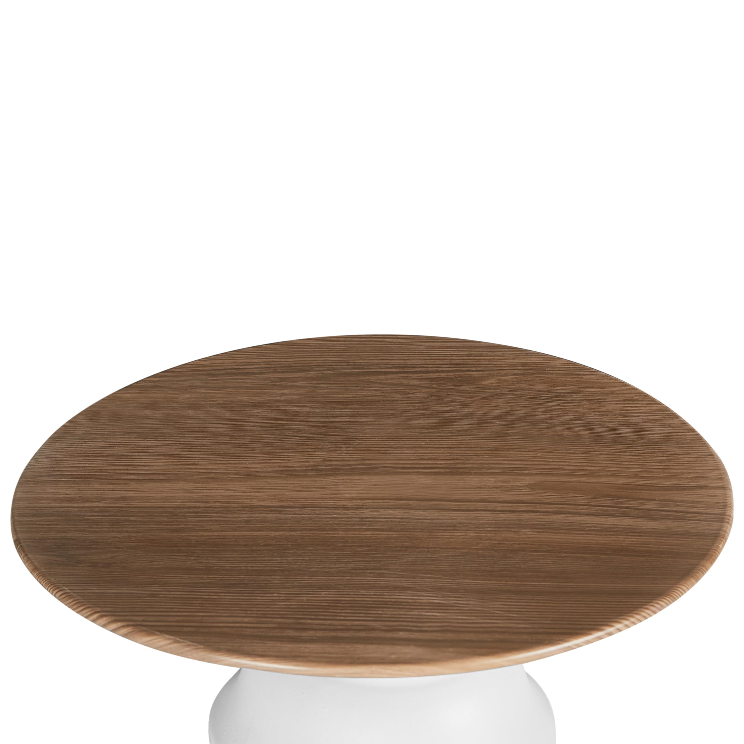 Soporte para tartas decorativo elegante bandeja de pastelería expositor soporte para servir tallado blanco y madera clara Brioche