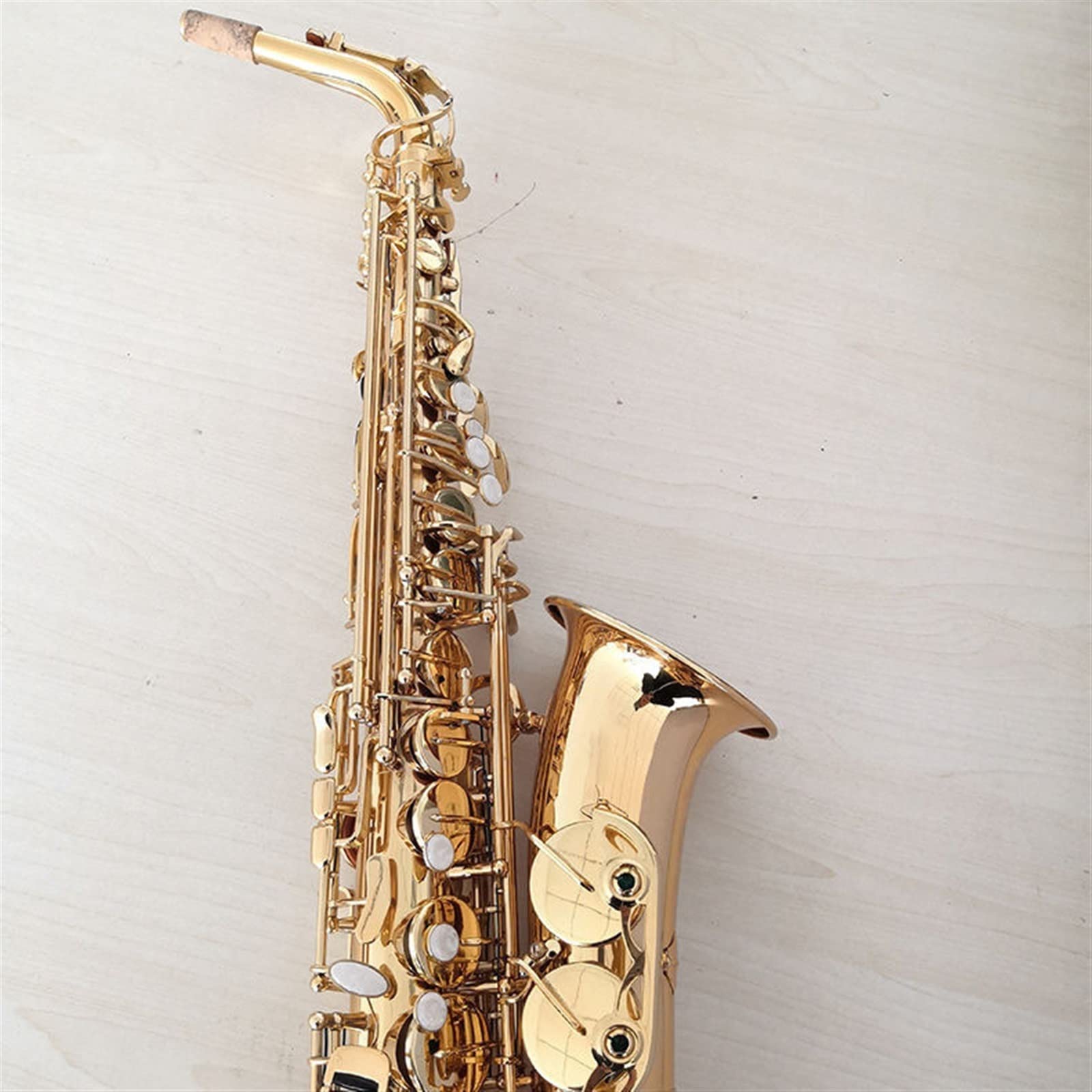 Sassofono Sassofono Contralto Professionale E-Tune in Ottone Placcato Oro Sax Contralto Professionale