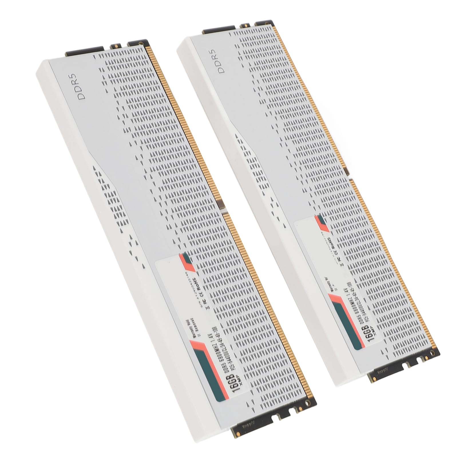 Generic DDR5 RAM 32 GB 6800 MHz PC5 54400U Ecc Modulo di Memoria per Correzione Errori per PC Desktop con Chipset EXPO, Chip di Gestione Energetica Efficiente