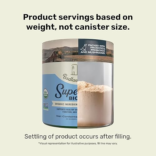 Miniatura 6 de Badlands Ranch - Suplemento digestivo canino Super Gut Biotics, probióticos, prebióticos, apoya la digestión saludable, la función del sistema