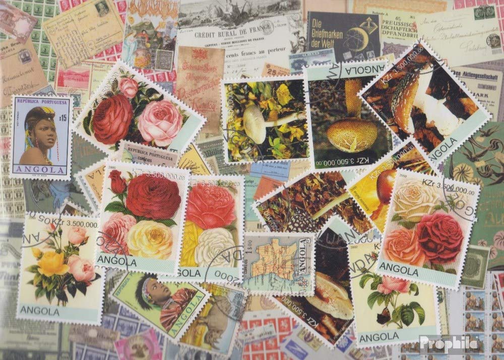 Prophila Collection angola 25 various stamps (Stamps for collectors)