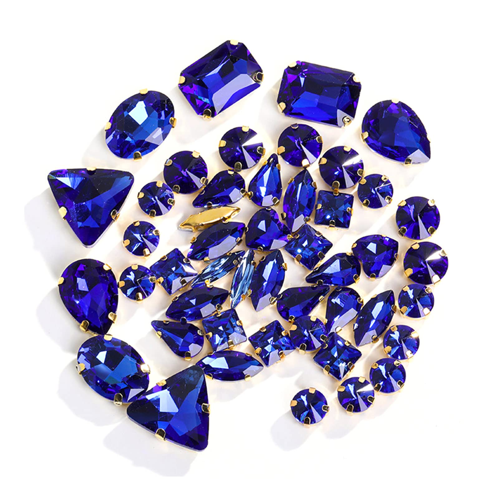 25 Pezzi, Colore Diamante Nero, Perline Di Cristallo Di Vetro Da