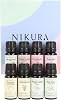 Nikura Luxury Essential Oil Gift Set - 8 x 10ml | Lavender, Tea Tree, Geranium, Peppermint, Bergamot, Cedarwood | for Aromatherapy, Gifts, Diffusers, Candle Making, Soap Making | Vegan & UK Made