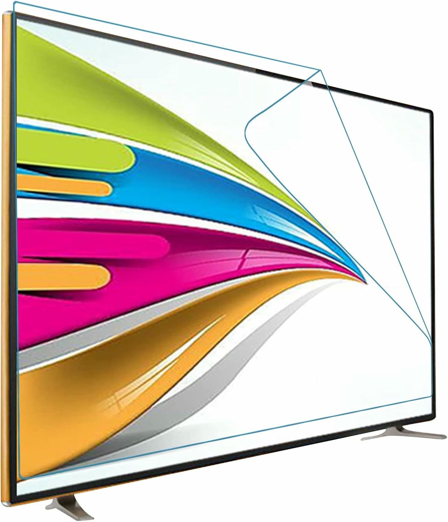 Filtre anti-lumière bleue pour TV 50 pouces protection écran TV 49 pouces