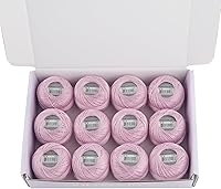 Vista 32 de Rhapsody Hilo de algodón perla tamaño 8 hilo de ganchillo Perle 12 bolas Set tejido a mano, bordado, sashiko, punto de cruz, costura, punto