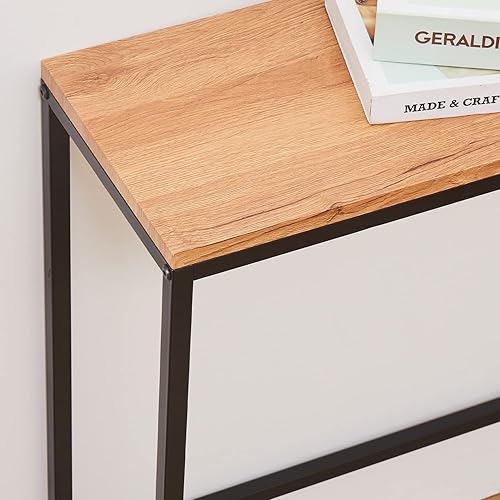 Miniatura 5 de Wimarsbon Mesa de consola mesa de entrada mesa de sofá de entrada mesa de sofá estrecha mesa de entrada de MDF mesa de centro decorativa con marco