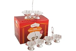 Shubhkart Haldi Kumkum Stand Set: A Serene Touch for Auspicious Occasions