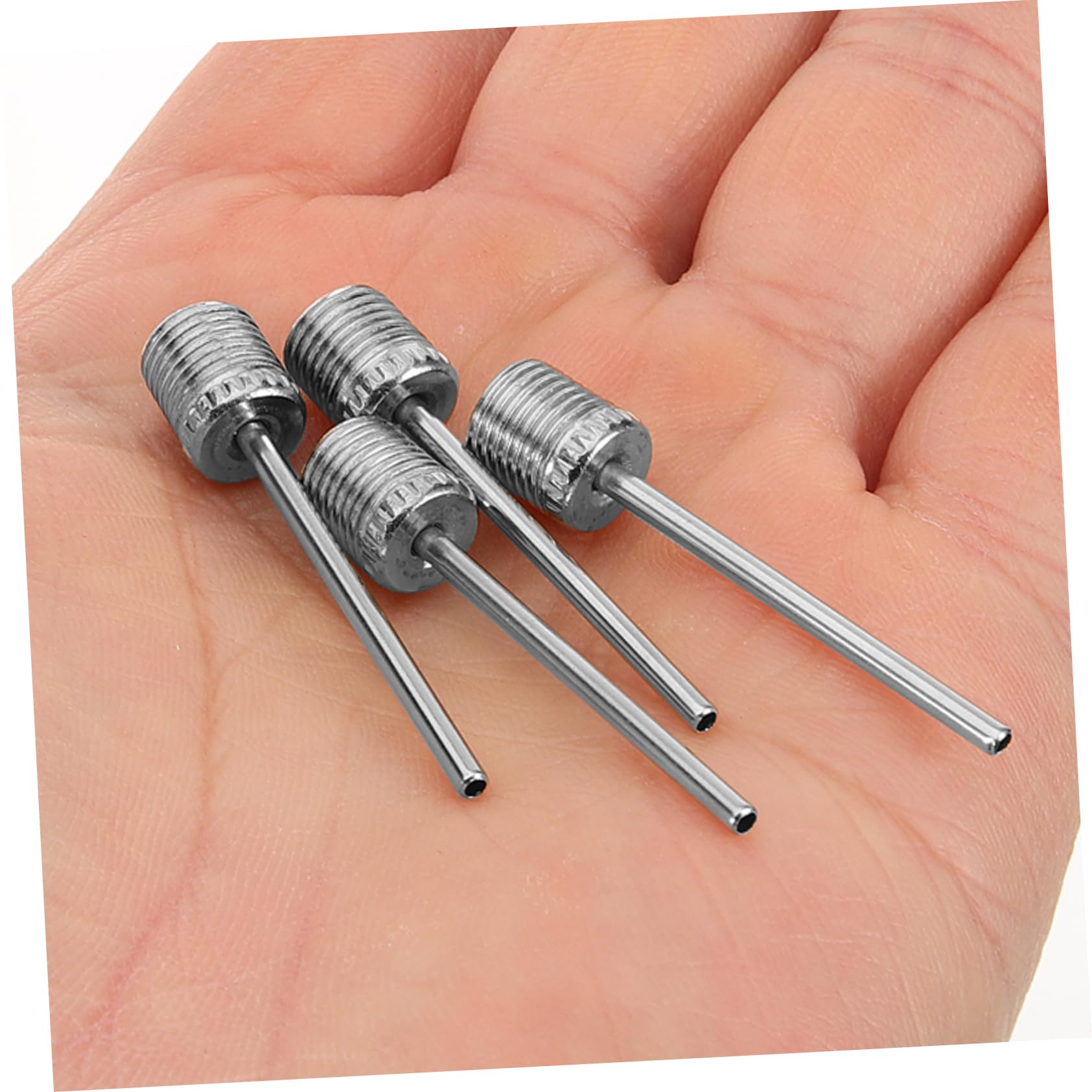 BESPORTBLE 100pcs Basketball Pump Needles Metal Inflation Needles for Sports Compatible Football Volleyball Rugby and More Easy to Store and Portable