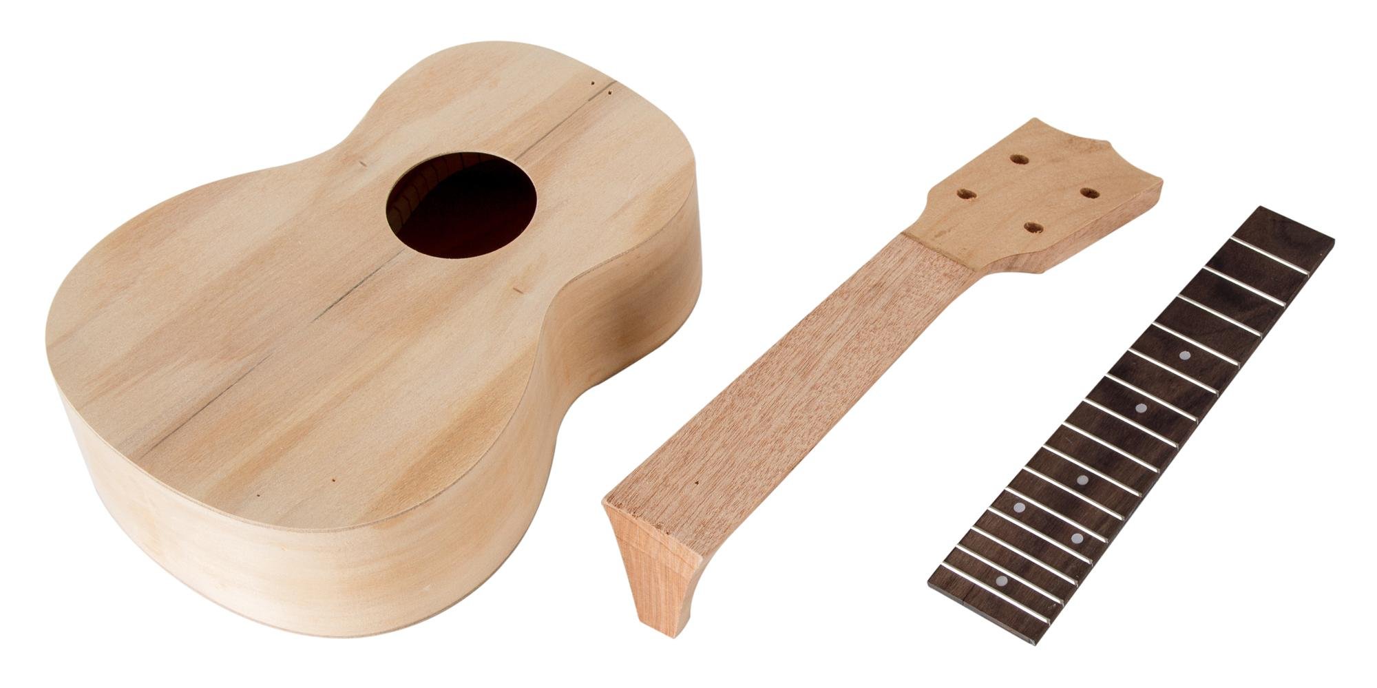 Classic Cantabile UC-210 Kit Ukulélé DIY Soprano, Corps: tilleul