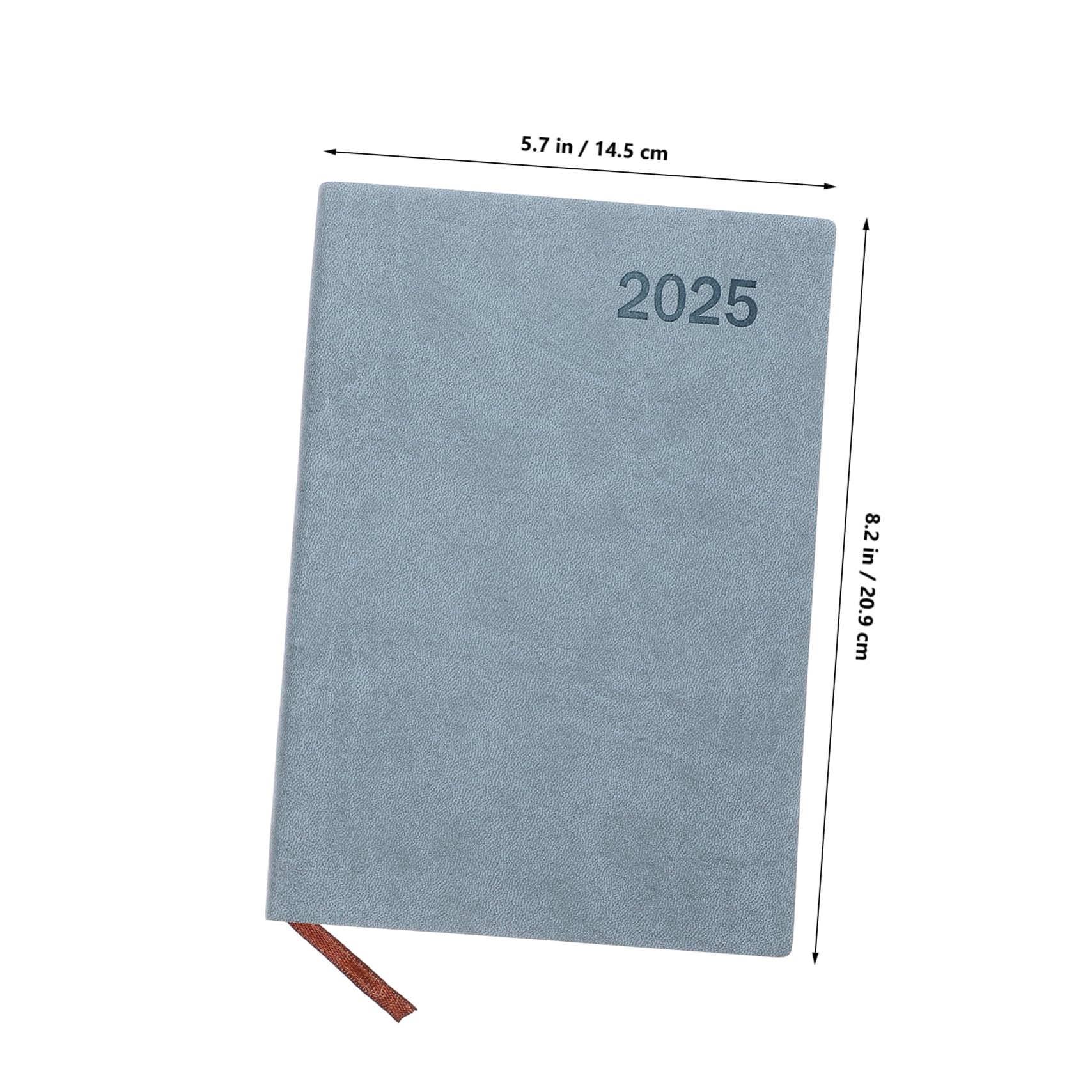 Angoily 3 Pezzi Agenda Planner con Copertina PU Taccuino Organizer Giornaliero e Annuale Leggero e Portatile per Casa e Ufficio Pianificazione e Organizzazione