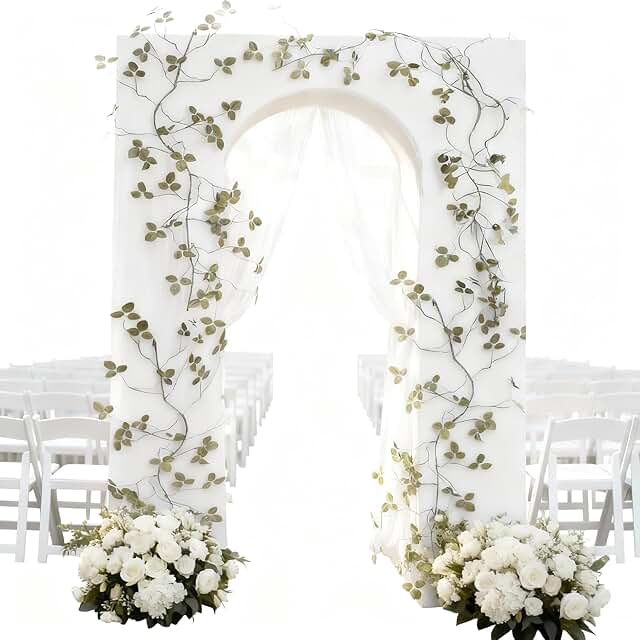 Artificial Ivy Garland Green Vines Garland 48 Inch – Faux Silk Ivy Leave...