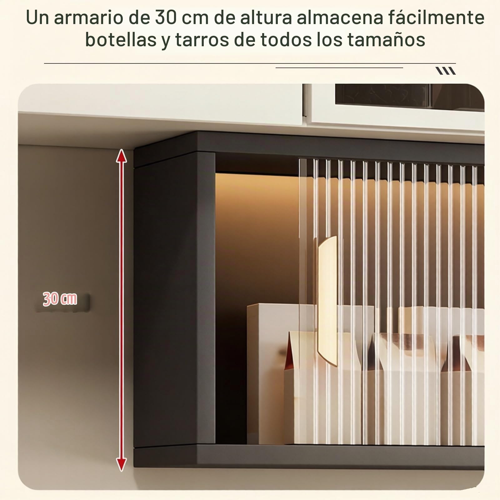 Armadietto da bagno a parete nero con anta in acrilico, unità Sto in alluminio a nido d'ape per cucina e bagno, da appendere (90 x 22 x 30 cm)