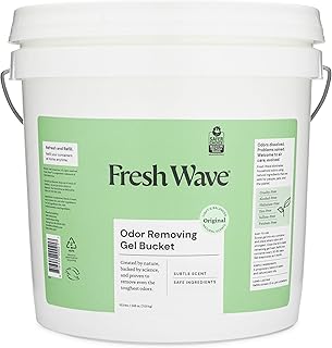 Fresh Wave Odor Removing Gel Bucket, 15.5 lb. (248 oz.), Original Scent Refill - Odor Absorbers for Home, Safer Odor Relief, Natural Plant-Based Odor Eliminator, For Cooking, Trash & Pets