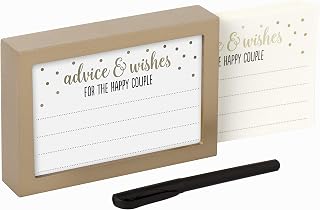 Kate & Milo 'Advice & Wishes' Guest Signing Cards, Wedding Guest Keepsake Frame, Guestbook Alternative, Wedding Gift Ideas, Wedding Decor