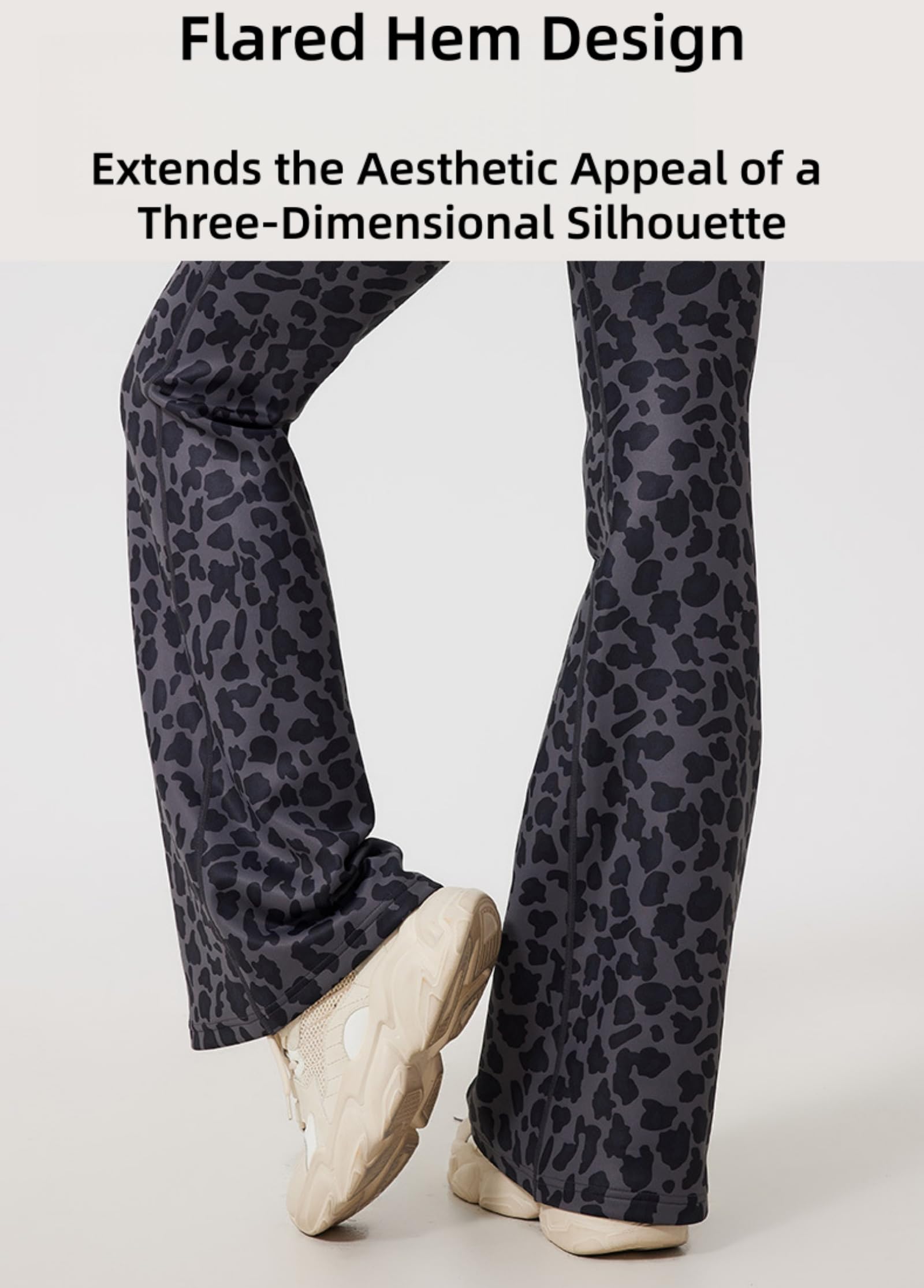 Damskie legginsy treningowe, wysokie bezszwowe legginsy do biegania długie joga praca ćwiczenia ubrania treningowe rozkloszowane spodnie dresowe damskie