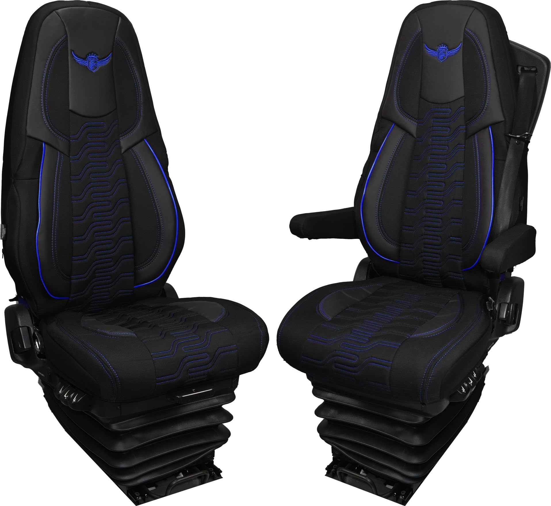 ROYAL Funda de Asiento para Volvo FH, FH16, FMX, Azul