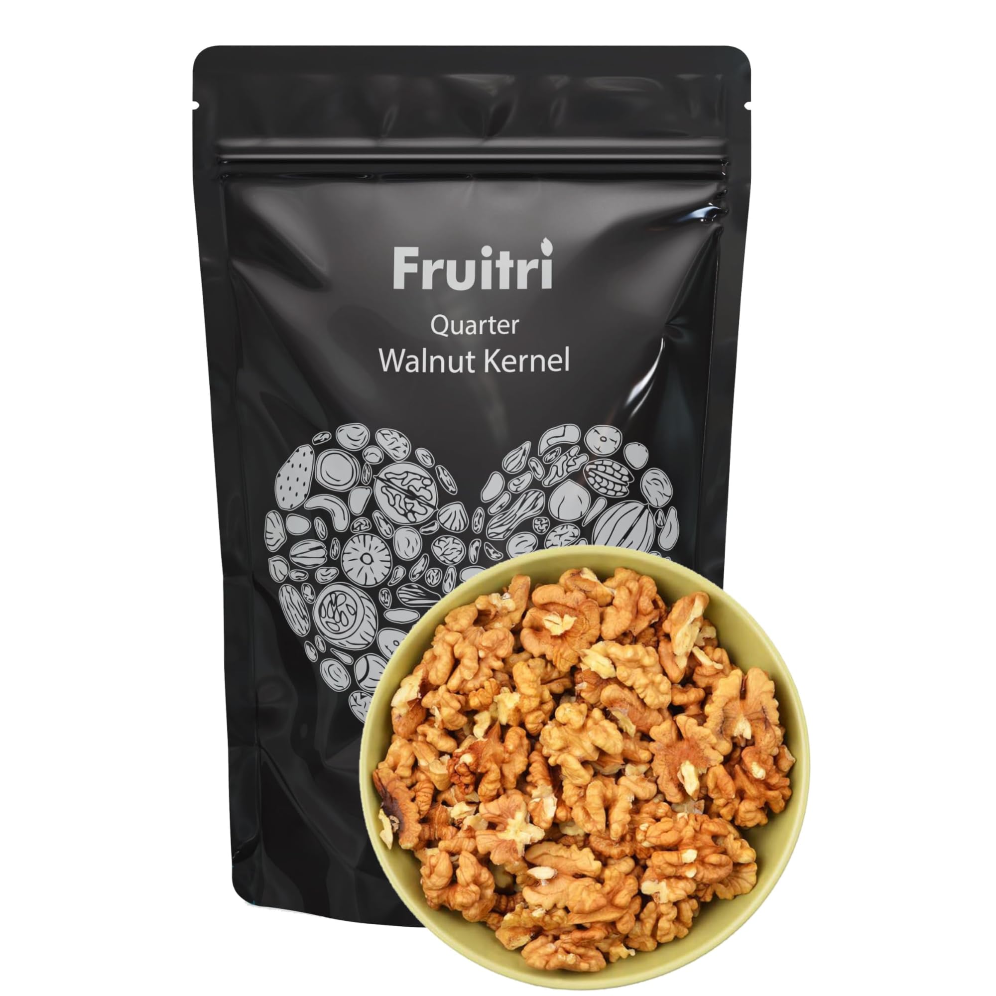 Fruitri Walnut kernels, Without Shell, Quarter Akhrot Giri, 400g, 1Pcs (B08QG5XN7X) Amazon Price History, Amazon Price Tracker