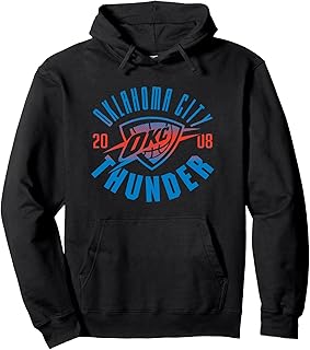 NBA Official Oklahoma City Thunder Baseline Hunch Pullover Hoodie