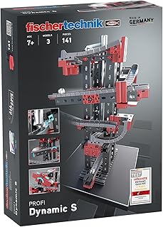 fischertechnik Dynamic S 541879 Marble Run Construction Toy for Children from 7 Years, Silver