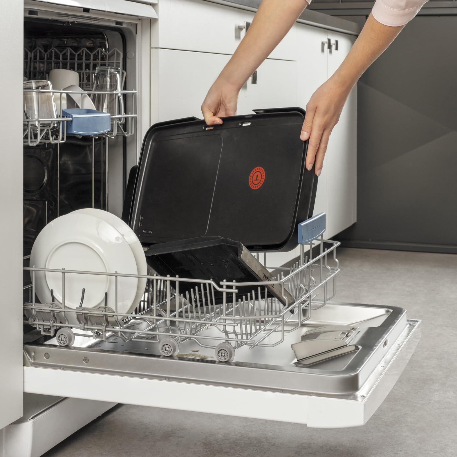 Tefal Plancha Booster Griglia Elettrica da Interno, Potenza 2200 W, Rivestimento Antiaderente Resist+, Tecnologia Thermo-Spot, CB6428