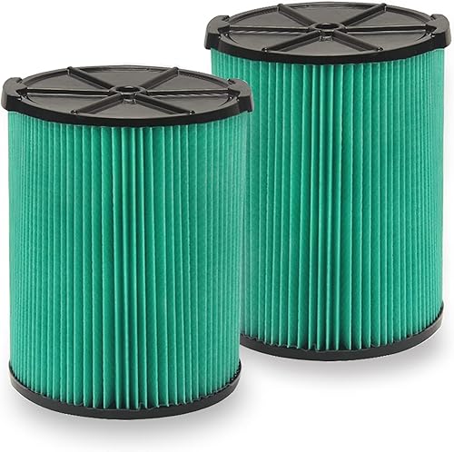 VF6000 - Filtro de repuesto para aspiradora de 5 capas en húmedoseco para aspiradoras Ridgid Shop Vac de 5 a 20 galones WD5500 WD0671 WD6425 WD7000,