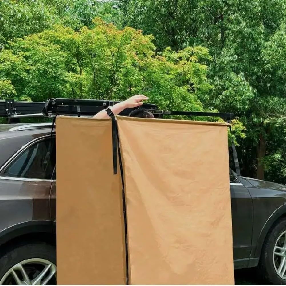para ducha Exterior Plegable Oxford 185cm Privacidad para ducha(Black)