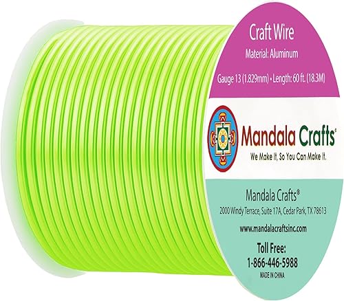 Miniatura 233 de Mandala Crafts - Alambre de aluminio anodizado de calibre 22 para hacer joyas - 121.92 m de alambre flexible de color en tonos pastel - Flexible
