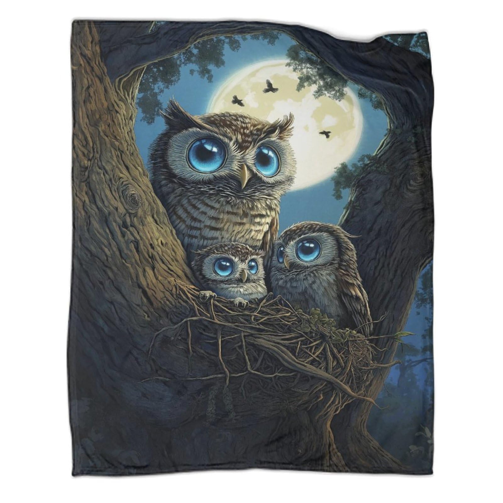 Couverture chaude chouette anti-froid pour adultes et enfants frileux au bureau