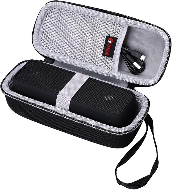 XANAD EVA Case for Anker Soundcore 3 / Soundcore 2 / Soundcore Bluetooth Speaker and Accessories Carrying Bag