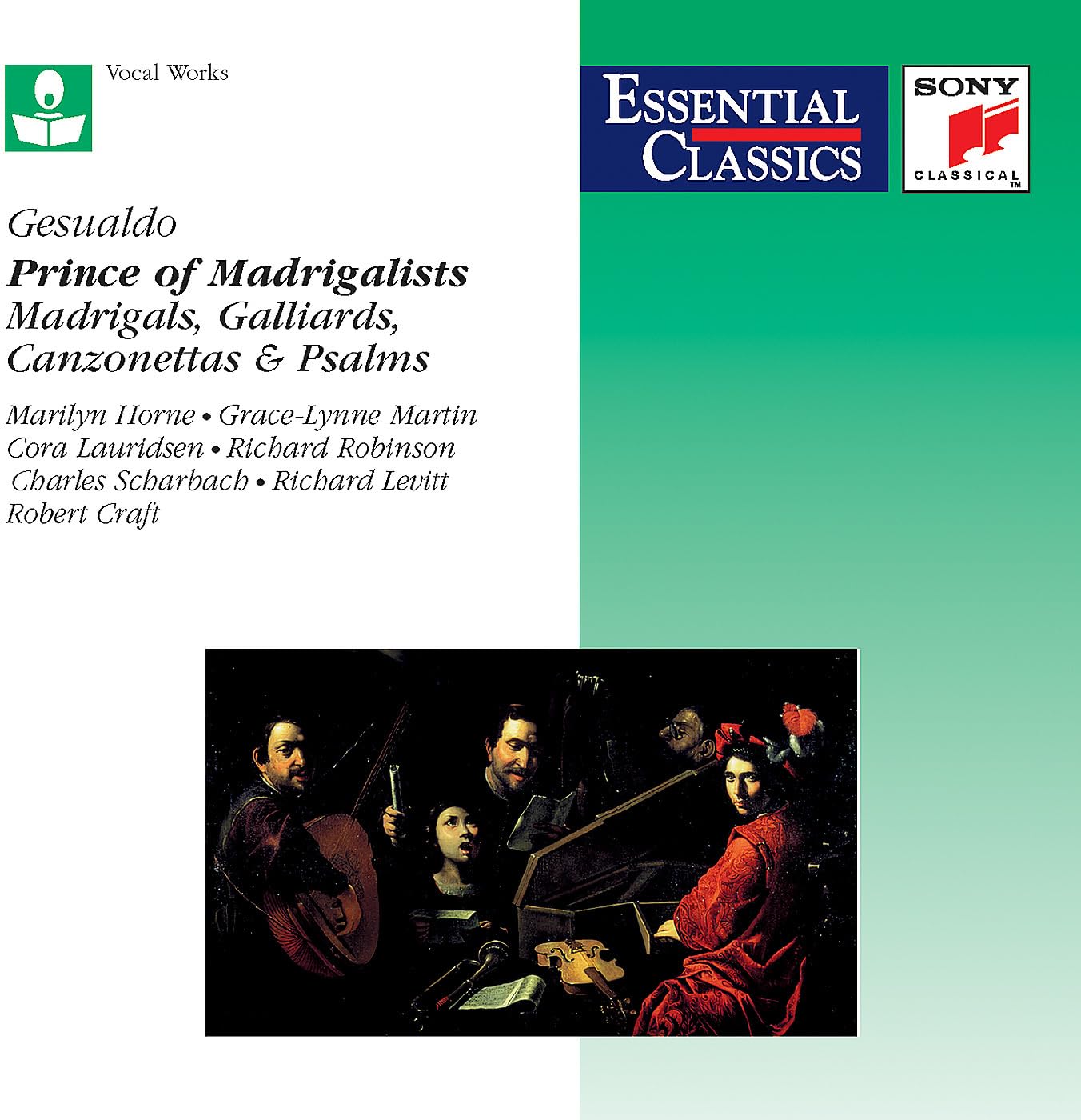 Gesualdo - Prince of Madrigalists : Madrigals, Galliards, Canzonettas, Psalms CD