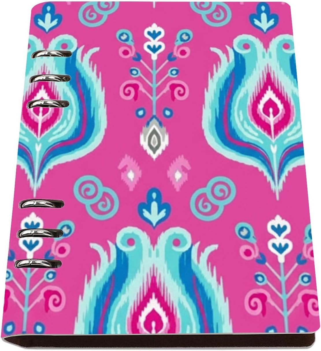 Ethnic Tribal Abstract Geometric Notebook, Pu Leather A5 Notebooks, Lined Paper Notebook for School 180Pages/90Sheets, Homework Book for School, A5 Exercise Book Dairy, Study Essentials Journal Diary