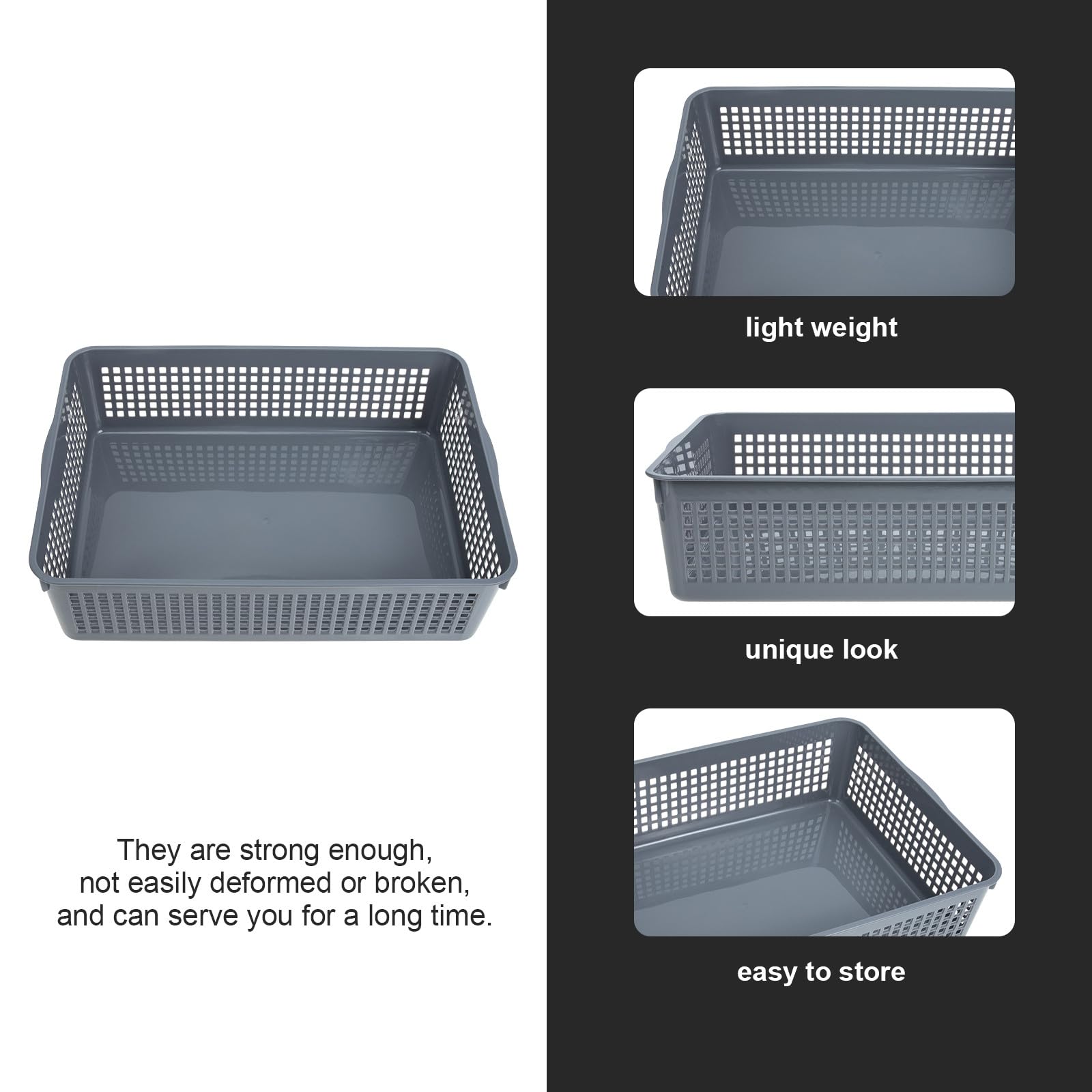 Hemobllo 3pièces Boîtes de Rangement pour Snacks Multi-usages à Poser sur Table Organisation Facile pour Objets Divers Lot
