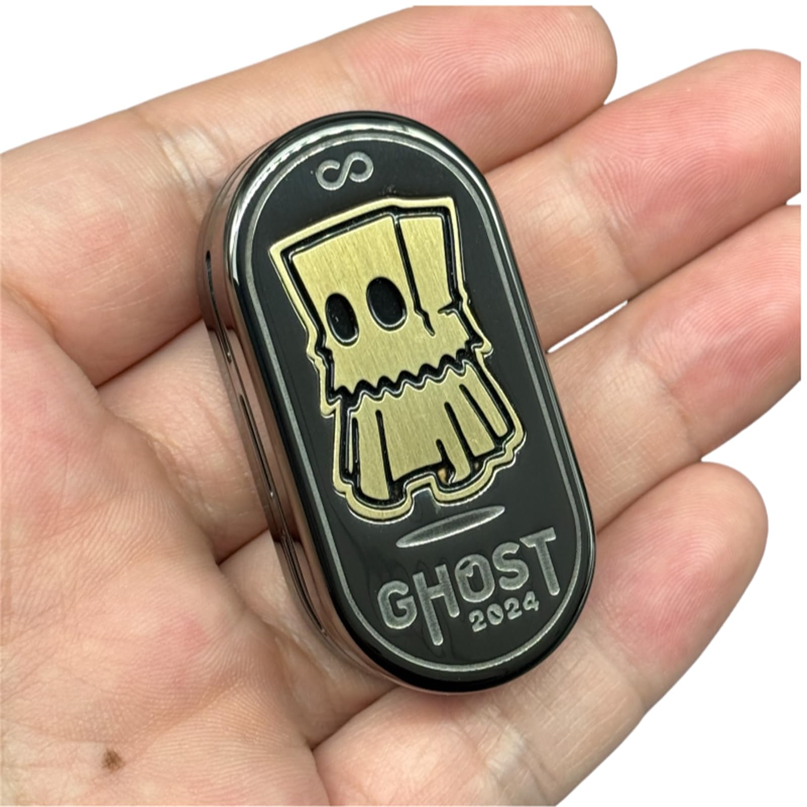 Amazon.co.jp: Novel Ghost EDC フィジェットスライダー ジルコニウム 