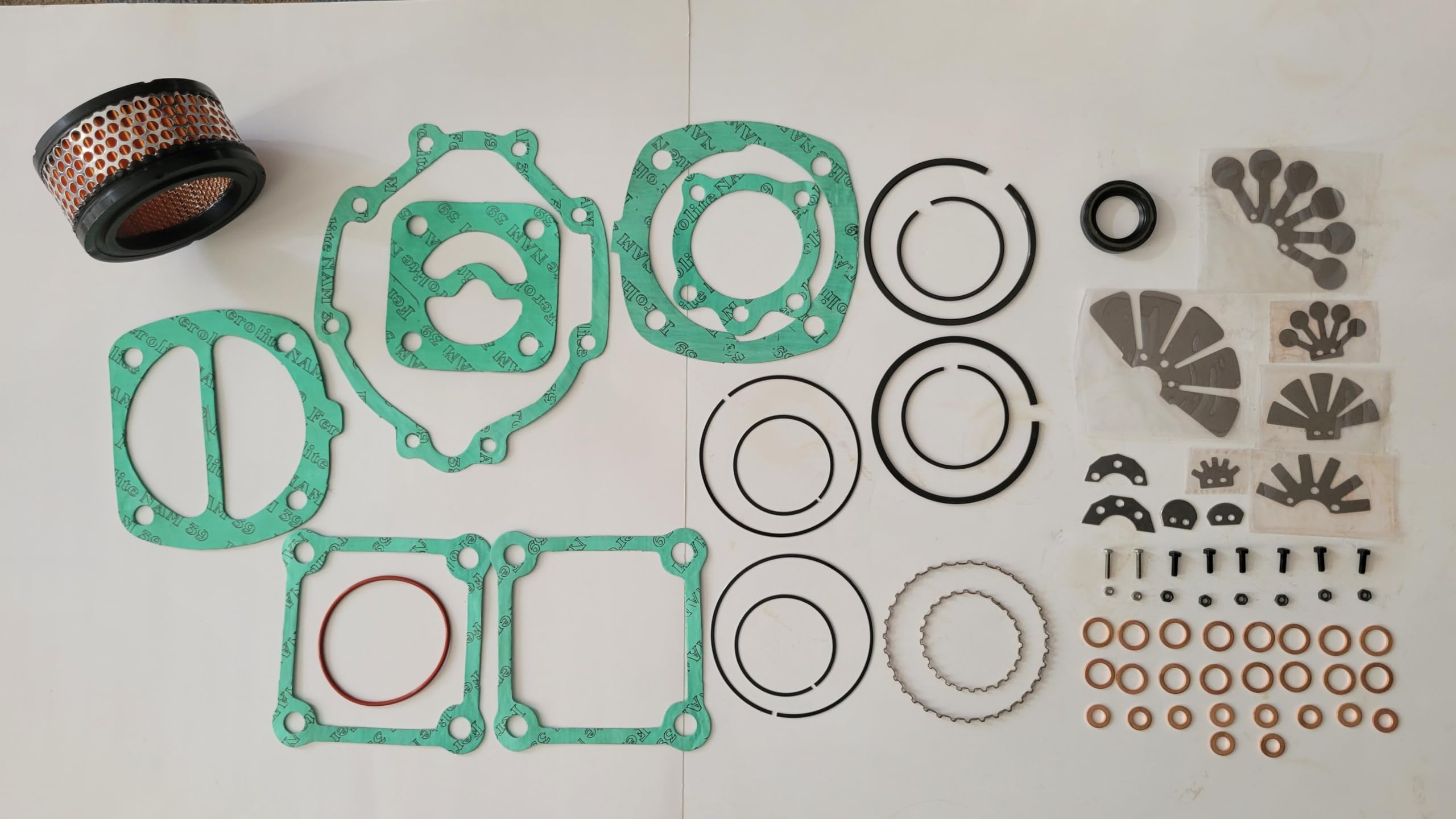 Model 2475 Rebuild Kit with Filter compatible with Ingersoll Rand 323011426, 323011517, 323011434