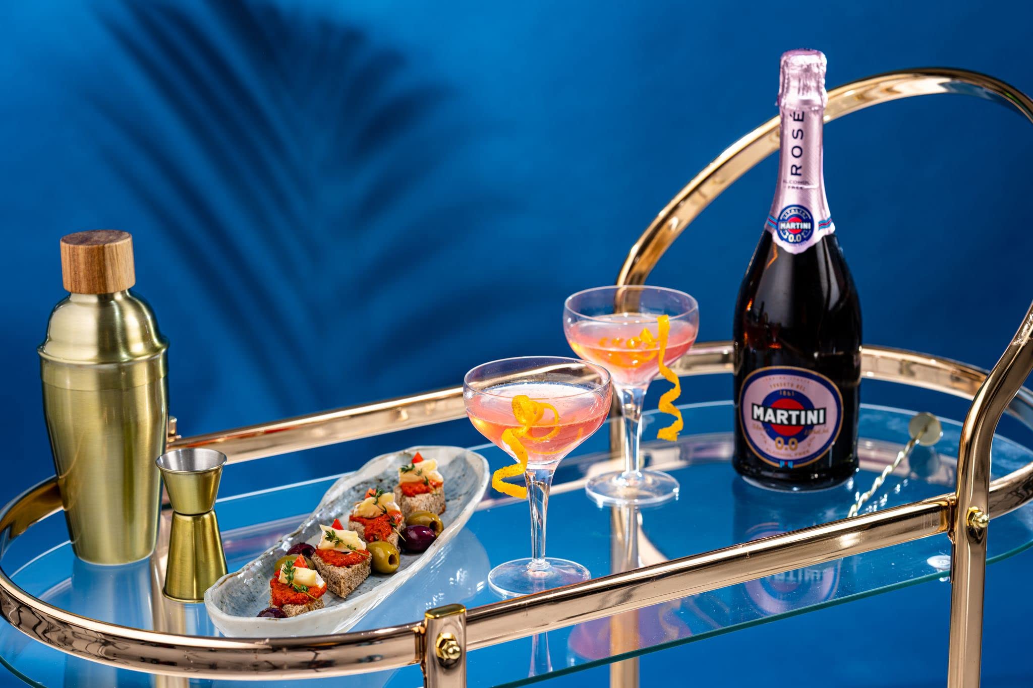 Martini Rose 0.0 Grape Flavoured 750 ml Sparkling All Natural Premium