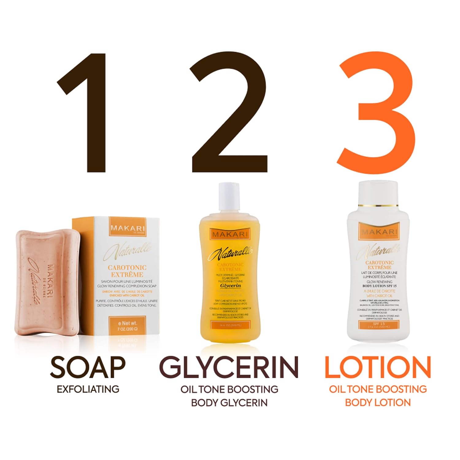 MAKARI Carotonic Extreme Body Lotion (17.6 oz) | Fights Excess Oil Production | Helps Fade Body Scars and Marks | Skin Brightening Formula | Helps Resist Aging and Promotes Healthy Radiance - Image 7