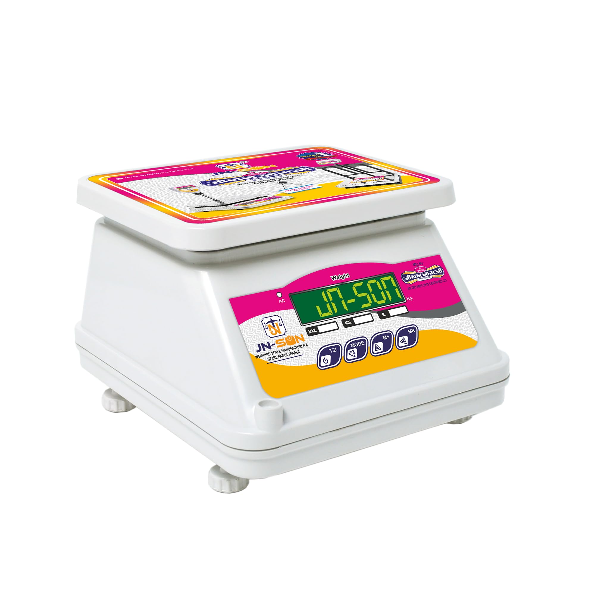 10-20 KG CHHOTU ECCO F.B. Digital Weighing Machine Scale with Front and Back Double Display for Kirana Shop, Kitchen and Commercial Purposes (Regular 6V with Battery with Stamping)-image-46