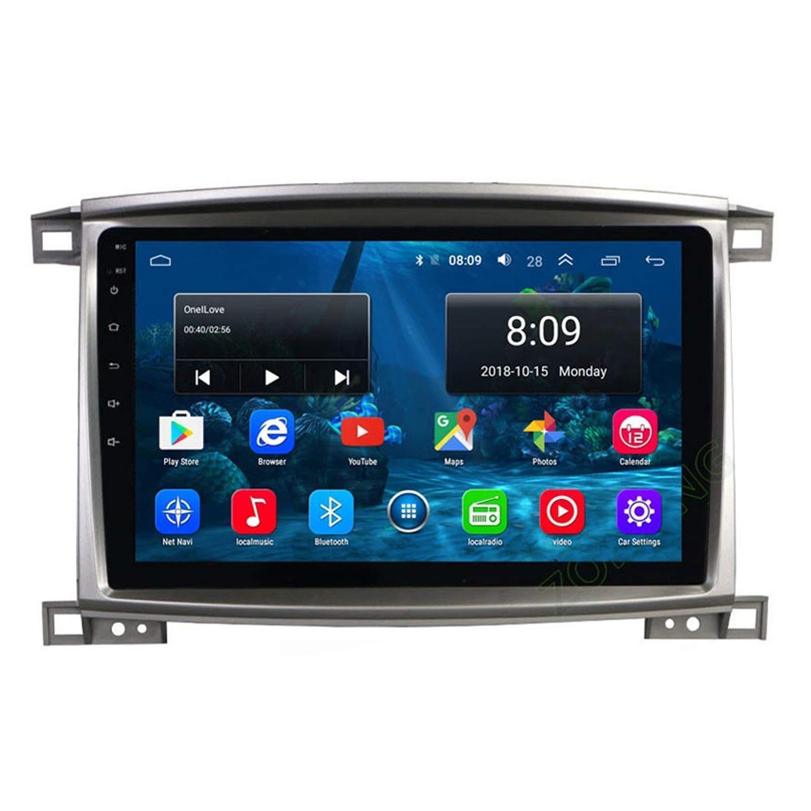 Buy Android 10.0 Car Stereo Sat Nav Radio for Toyota Land Cruiser LC100