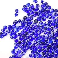 Vista 6 de WAYBER Piedras de Vidrio, 1 Lb/460g Guijarros de Cristal de Mar Irregulares Gemas Artificiales No Tóxicas para Exhibición de Gemas/Relleno