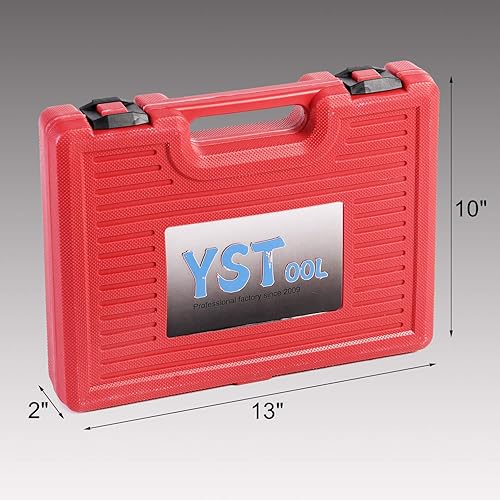 Miniatura 8 de YSTOOL Kit de probador de presión de aceite, herramienta profesional de medidor de presión de aceite para prueba de diagnóstico del motor con