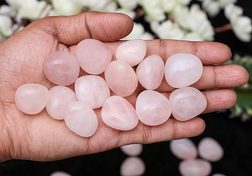 Miniatura 85 de Crocon Kit de cristales y piedras curativas de amatista de 1 libra para cristal curativo de Reiki, piedras pulidas moradas, piedras pulidas