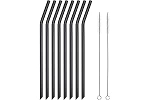 Reusable Black Silicone Drinking Straws: Unparalleled Hydration Adventure