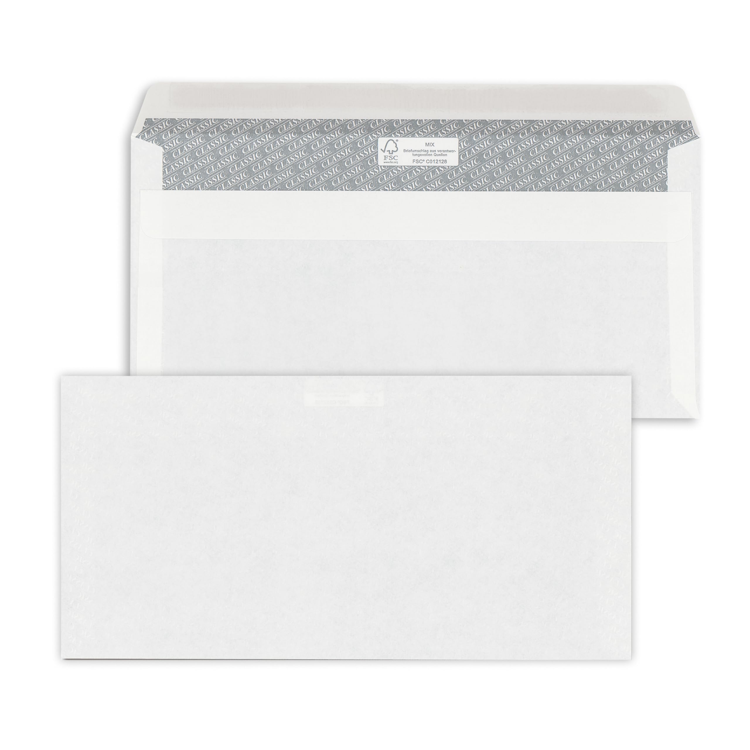 ÖKI Envelopes C5/6 Self-Adhesive 110 x 220 mm 80 g White Pack of 100