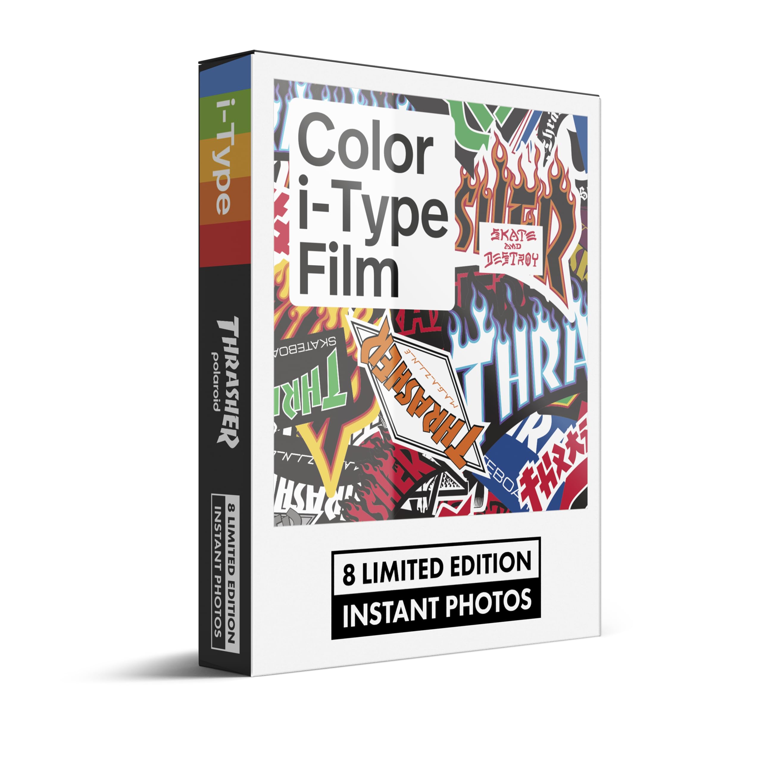 Polaroid Pellicola i-Type a colori - Thrasher Edizione Limitata (8 Foto) (6568)
