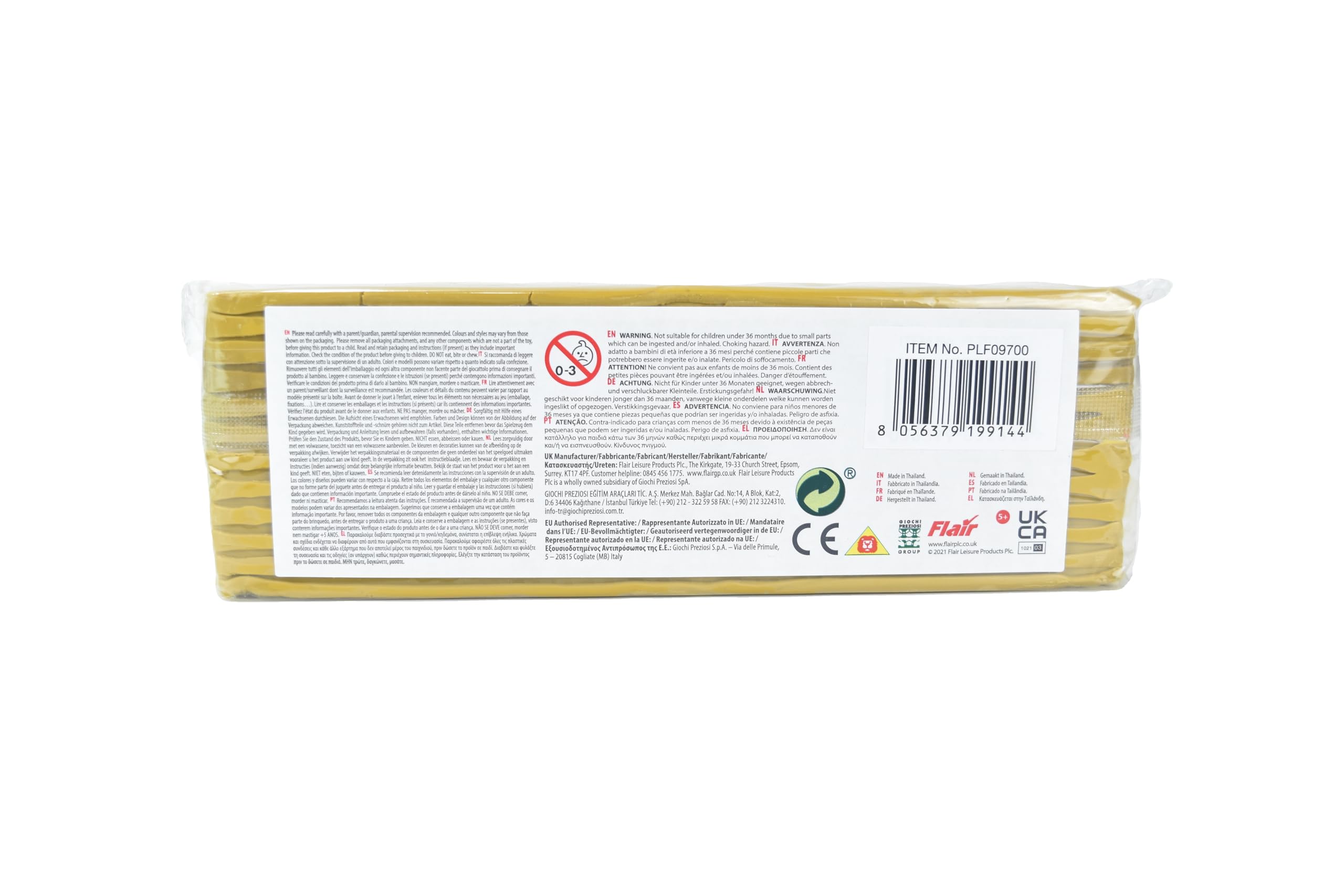 Plasticine 400 g, Mostaza #76, Pasta de Modelado para animadores y modelistas, fácil de moldear, Ideal para esculturas, Modelos y Stop-Motion
