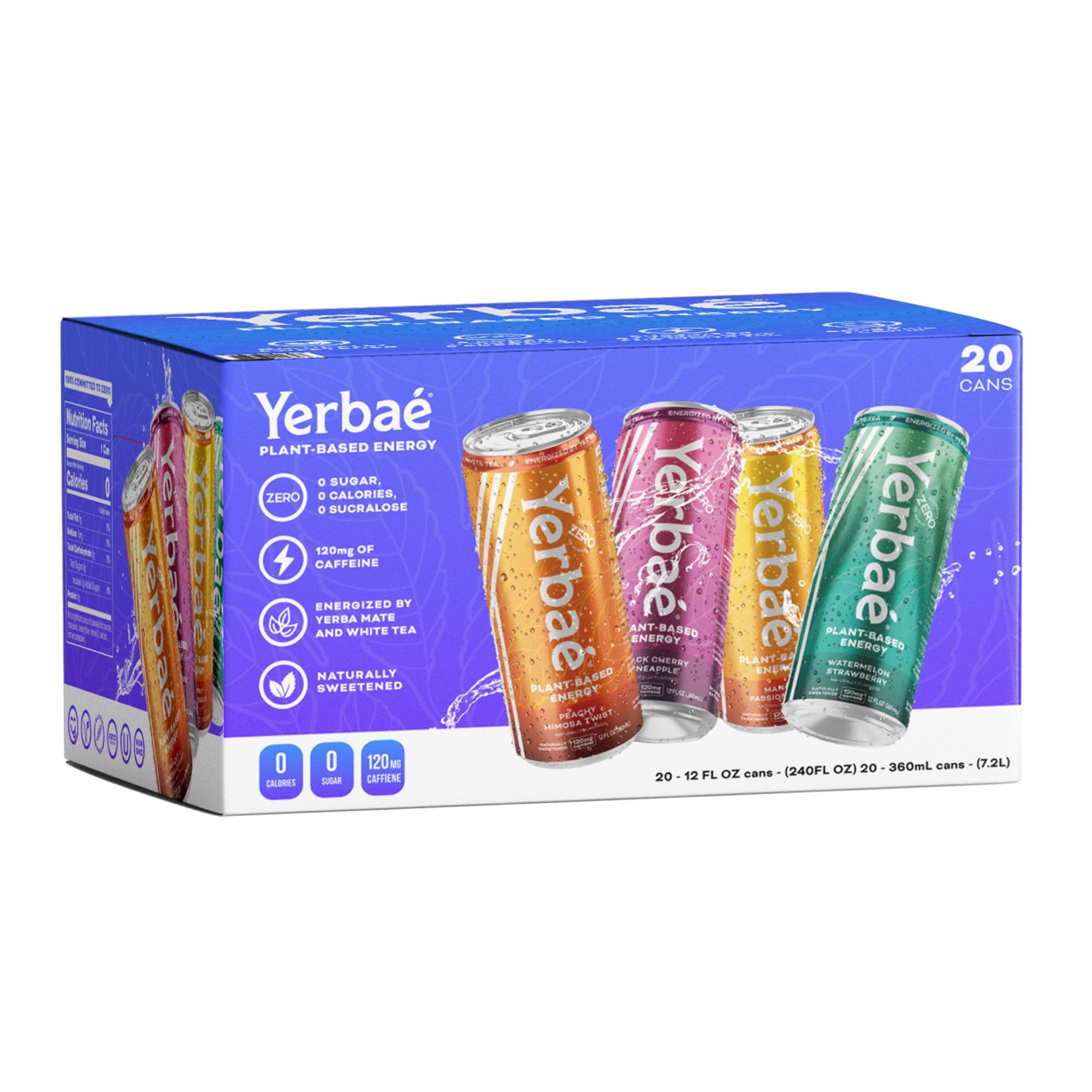 Sponsored Ad - YERBAÉ Yerbae Plant Based Energy Drinks, 20 pk./12 oz.