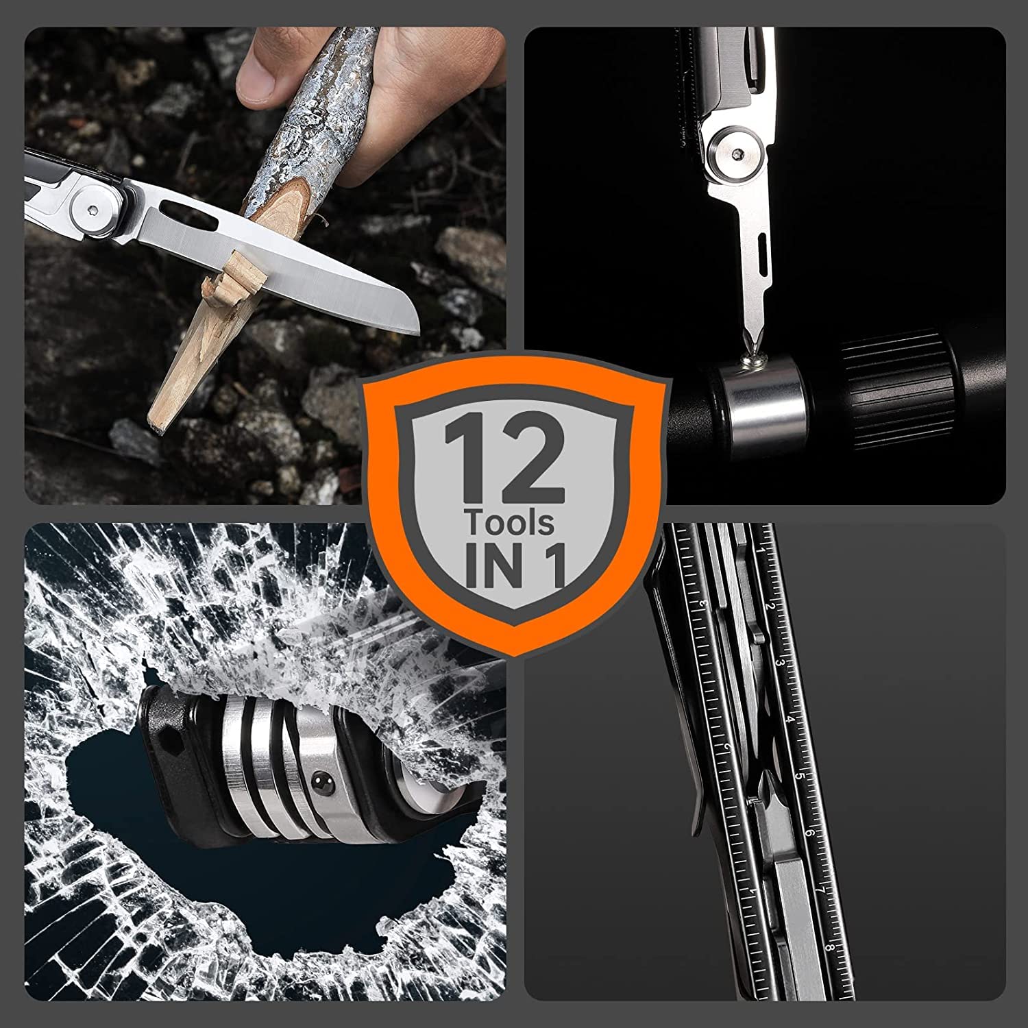 Zakmes - Survival Mes - Outdoor - Vouwmes - Met geïntegreerde