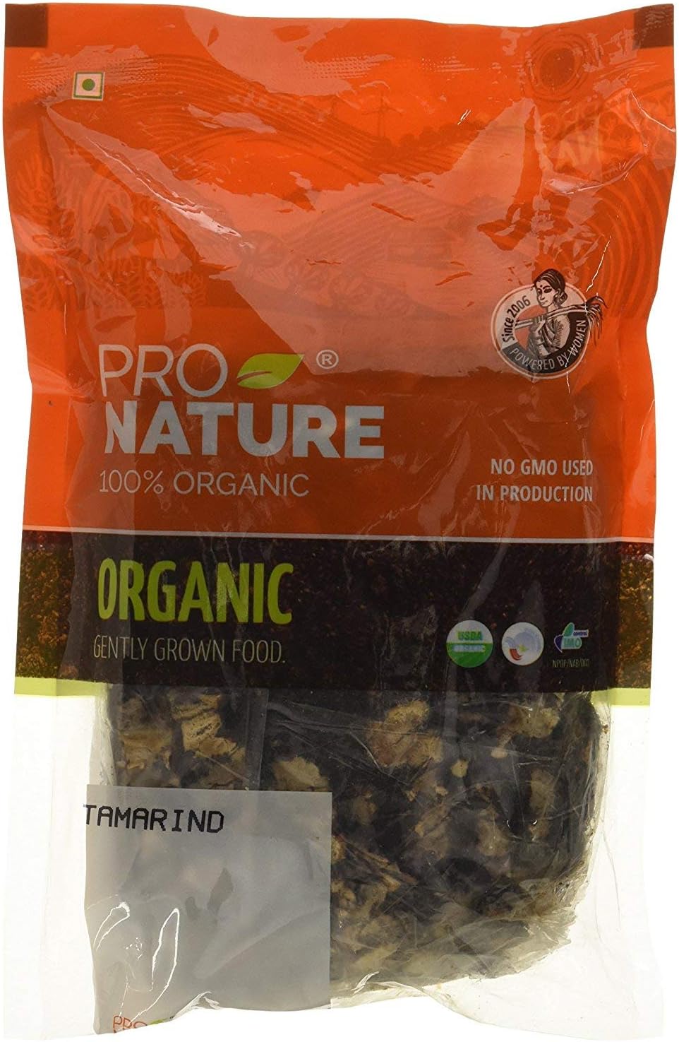 Pro Nature 100% Organic Tamarind, 500 g