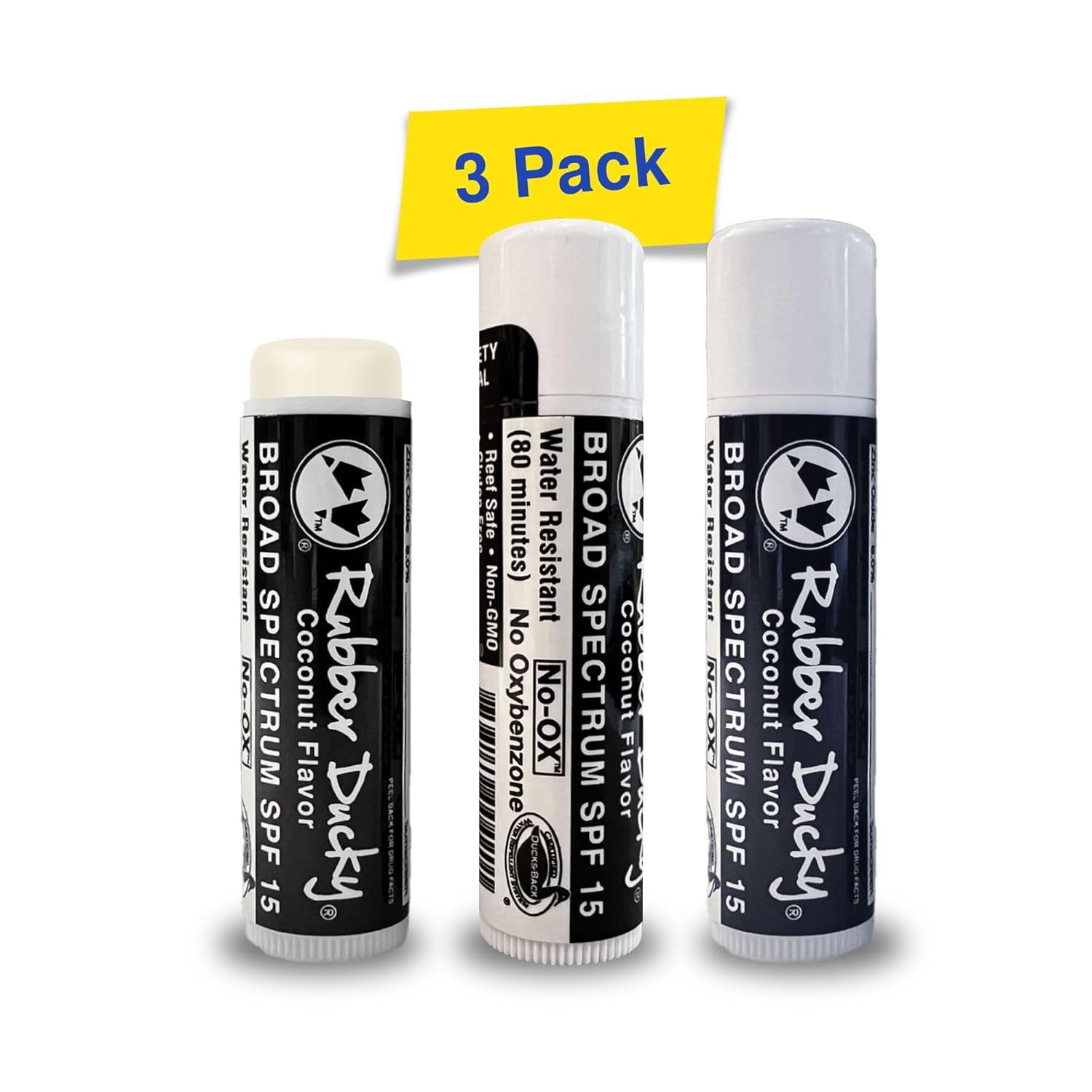 Rubber Ducky SPF 15 Mineral Sunscreen Lip Balm Reef Safe